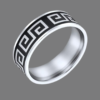 AlphaSilv Signet: Distinct Men's Ring