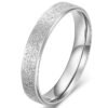 Classilc Moondust-Handmade Pure Silver Ring Top View