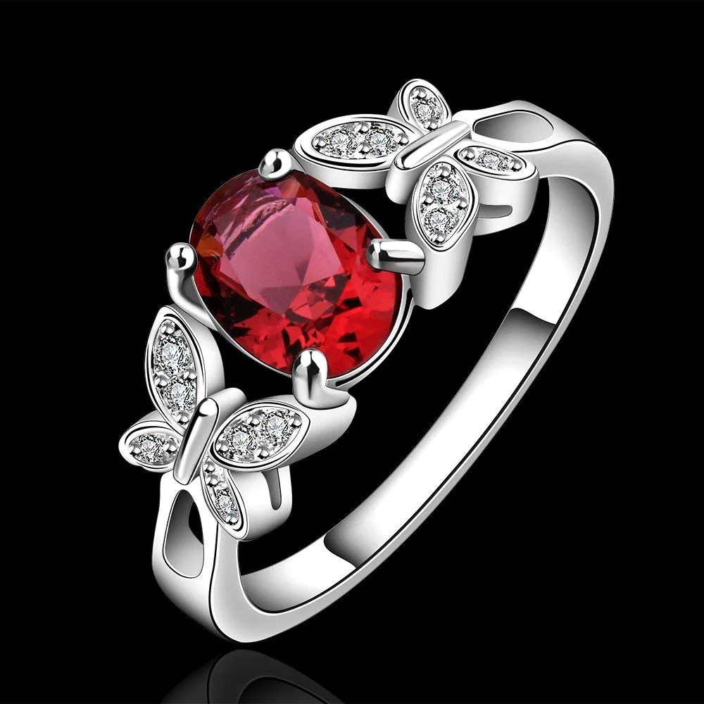 Buy quality 925 Sterling Silver Rose Flower Designer Ladies Ring in  Ahmedabad