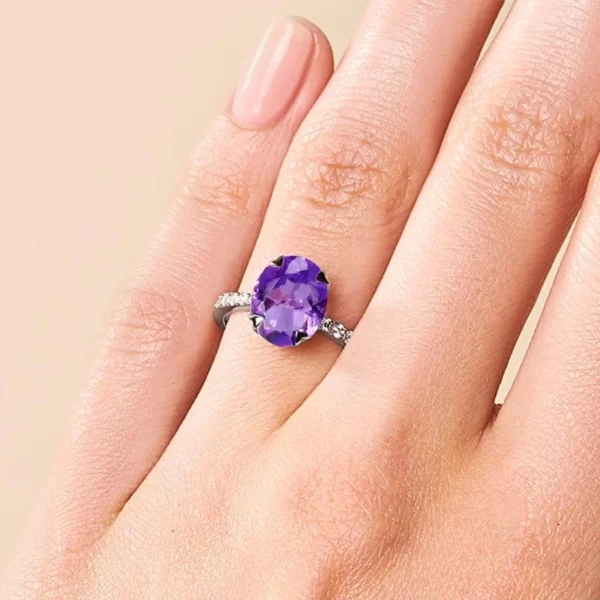 the essence of amethyst 925 silver