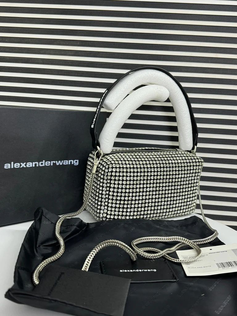 *Alexander Wang* Heiress Pouch In Crystal Mesh