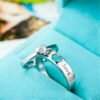Love Birds Silver Engagement Rings