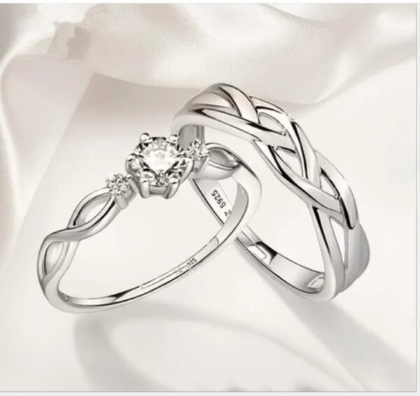 The Romantic Crown Engagement Rings Front Angle