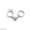 The Magnet Heart Couple Rings with Measurements